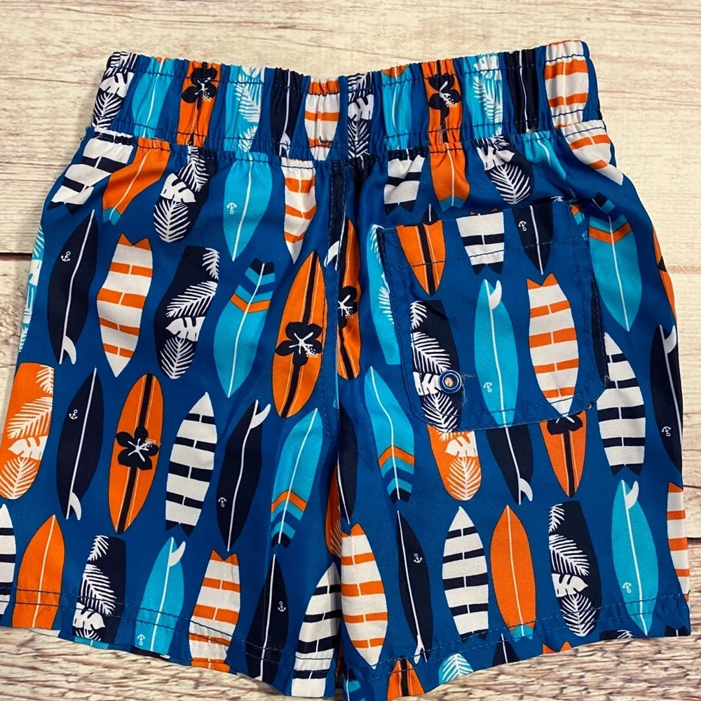 📌🆕 Gymboree • Surfboard • Swim Trunks